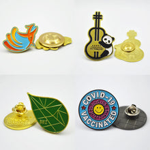 Load image into Gallery viewer, Shirley Custom metal badges soft enamel pins personalized brooches name badge