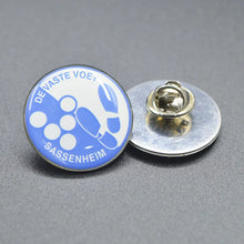 Load image into Gallery viewer, Shirley Custom epoxy domed pins personalized metal badges lapel pins pines metálicos