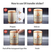 Load image into Gallery viewer, Shirley custom 100pcs Custom waterproof 3D UV transfer stickers Car Labels Decals Personalized Brand Logo Name DIY Self-adhesive