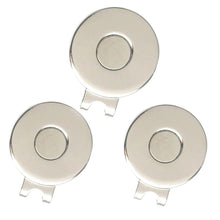 Load image into Gallery viewer, Shirley Custom logo Golf cap clip golf ball Marker 25mm round coin silver golf ball marker with magnet