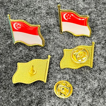 Load image into Gallery viewer, National Flag Lapel epoxy domed metal Pin United States USA Hat Tie Tack Badge Pin Metal Lapel Pin All the World wholesale