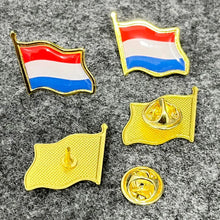 Load image into Gallery viewer, National Flag Lapel epoxy domed metal Pin United States USA Hat Tie Tack Badge Pin Metal Lapel Pin All the World wholesale