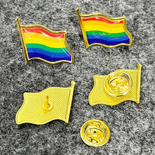 Load image into Gallery viewer, National Flag Lapel epoxy domed metal Pin United States USA Hat Tie Tack Badge Pin Metal Lapel Pin All the World wholesale