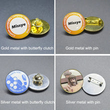 Load image into Gallery viewer, Shirley Custom 10pcs/lot epoxy pins custom company logo /photo/name personalized metal badges lapel pins