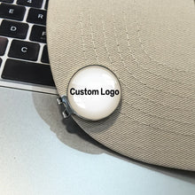 Load image into Gallery viewer, Shirley Custom logo Golf cap clip golf ball Marker 25mm round coin silver golf ball marker with magnet