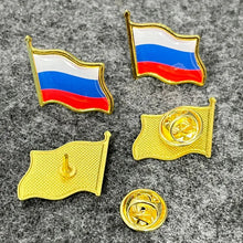 Load image into Gallery viewer, National Flag Lapel epoxy domed metal Pin United States USA Hat Tie Tack Badge Pin Metal Lapel Pin All the World wholesale
