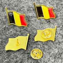 Load image into Gallery viewer, National Flag Lapel epoxy domed metal Pin United States USA Hat Tie Tack Badge Pin Metal Lapel Pin All the World wholesale