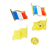 Load image into Gallery viewer, National Flag Lapel epoxy domed metal Pin United States USA Hat Tie Tack Badge Pin Metal Lapel Pin All the World wholesale