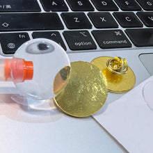 Load image into Gallery viewer, Shirley Custom DIY Metal badges epoxy dome pin lapel pins diy material kit