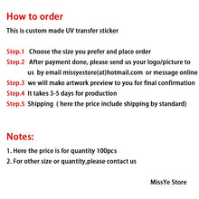 Load image into Gallery viewer, Shirley custom 100pcs Custom waterproof 3D UV transfer stickers Car Labels Decals Personalized Brand Logo Name DIY Self-adhesive