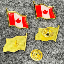 Load image into Gallery viewer, National Flag Lapel epoxy domed metal Pin United States USA Hat Tie Tack Badge Pin Metal Lapel Pin All the World wholesale