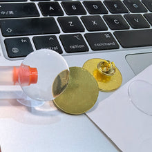 Load image into Gallery viewer, Shirley Custom DIY Metal badges epoxy dome pin lapel pins diy material kit
