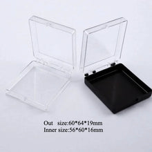 Load image into Gallery viewer, 10pcs PS plastic Acrylic box badge round coin box high transparent integrated chain link badge packaging box Gift Boxes &amp; Bags
