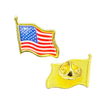 Load image into Gallery viewer, National Flag Lapel epoxy domed metal Pin United States USA Hat Tie Tack Badge Pin Metal Lapel Pin  All the World wholesale
