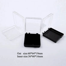 Load image into Gallery viewer, 10pcs PS plastic Acrylic box badge round coin box high transparent integrated chain link badge packaging box Gift Boxes &amp; Bags
